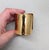 American Vintage 1980s Signed Monet Wide Goldtone Cuff Bracelet For Sale - Image 3 of 14