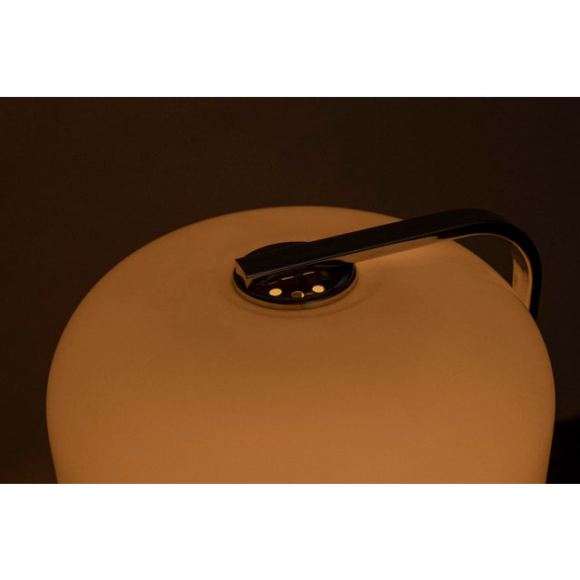 Silver MCM Alvise Floor Lamp by Luigi Massoni for Guzzini, 1960s For Sale - Image 8 of 9