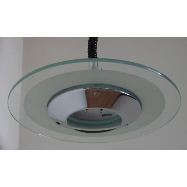 Helestra Pendant Lamp in Chrome and Glass, Germany, 1970s For Sale - Image 6 of 12