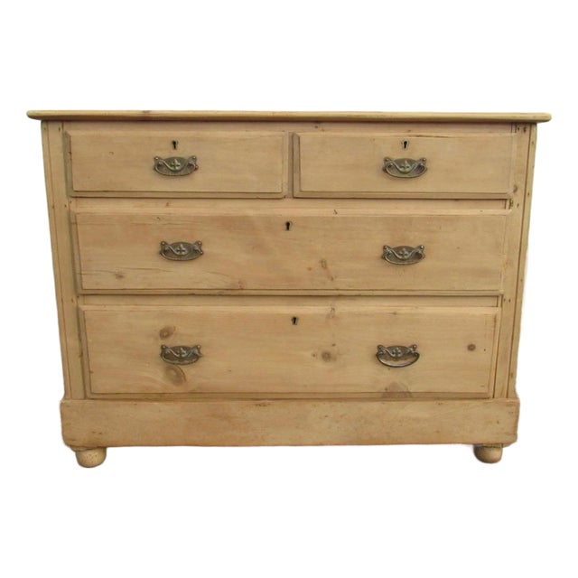 19th Century English Pine Dresser For Sale