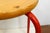 Scandinavian Stools in Wood and Red Lacquered Metal, 1980s, Set of 2 For Sale - Image 9 of 13