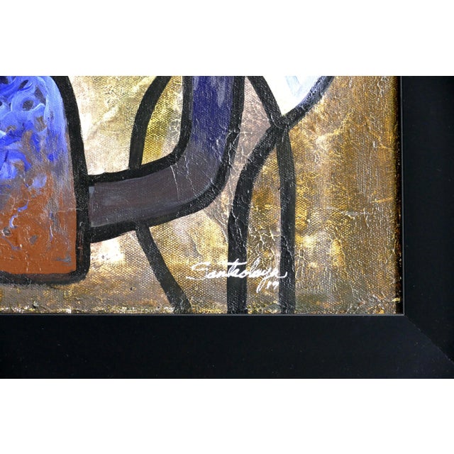 Abstract Painting by Cuban Artist Hiremio Santaolaya "Autocontemplacion", 2019 For Sale In Miami - Image 6 of 8