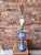 Antique Delft Candlestick Lamp With Navy Silk Shade For Sale - Image 10 of 12