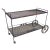 Black Woodard Wrought Iron Bar Serving Cart For Sale - Image 8 of 8