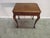 1980s Kittinger Colonial Williamsburg Queen Anne Solid Mahogany Side Stand For Sale - Image 5 of 7