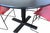 1980s 1980s Handkerchief Chairs With Matching Table by Massimo & Lella Vignelli for Knoll International - 5pcs For Sale - Image 5 of 14