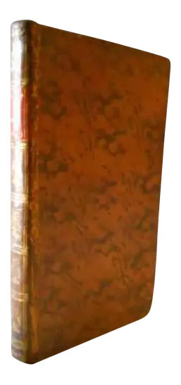 1760s Decorative French Leather Book, Montesquieu's Le Temple De Gnide