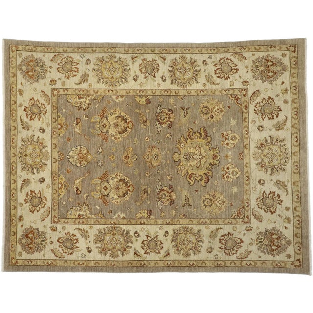 Vintage Modern Oushak Area Rug, 08'07 X 11'02 For Sale - Image 10 of 10