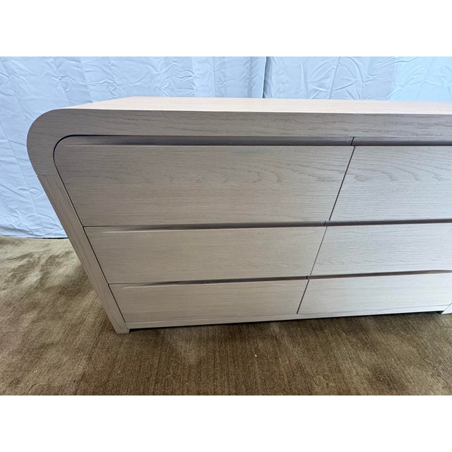 Rh Olin Wide Dresser - Bleached Oak For Sale - Image 11 of 18