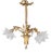 Louis XVI Patinated Gilt Bronze Chandelier, 1890s For Sale