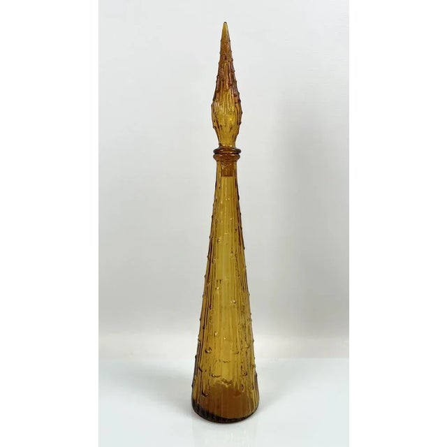 Vintage Glass Empoli Decanter, 1960s For Sale - Image 11 of 11