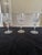 Very rare and vintage set of 6 Waterford Crystal stemware in the discountinued Powerscourt pattern. Waterford Powerscourt...