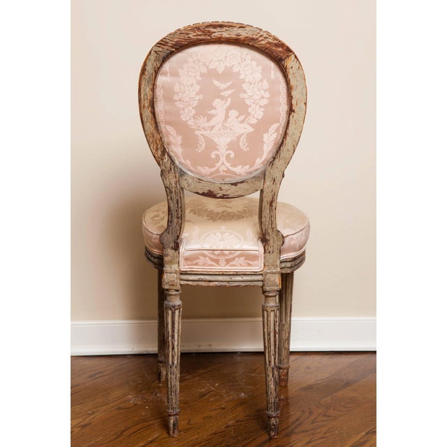 Mid 19th Century Louis XVI Style Side Chair For Sale In Boston - Image 6 of 10