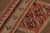 Antique Traditional Senneh Persian Red and Blue Wool Kilim With Earth Tones For Sale - Image 10 of 10