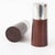 Brown Vintage Danish Wood and Chrome Salt and Pepper Shakers, 1960s, Set of 2 For Sale - Image 8 of 12