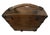 Antique Chinese Rice Grain Measure Box Dou Wooden Primitive Basket Bucket Iron For Sale - Image 4 of 8