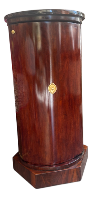 Biedermeier Drum Box in Walnut