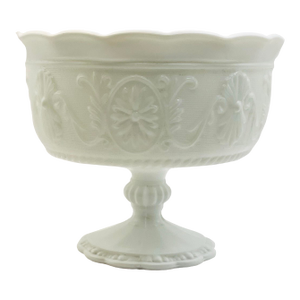 1950’s Patterned Milk Glass Decorative Bowl
