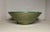 Mid-Century Modern Vintage Studio Pottery Large Centerpiece Decorative Porcelain Green Bowl Signed For Sale - Image 3 of 7