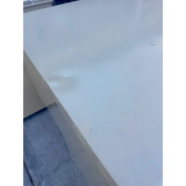 Metal Safco Steel Flat File Double Cabinet With Ten Drawers For Sale - Image 7 of 9