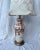Underwriters Laboratories Vintage Chinoiserie Porcelain Table Lamp W/Silk Pagoda Shade For Sale - Image 4 of 10