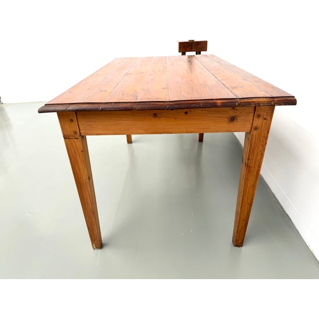 Farmhouse Table in Pine, France, 1950s For Sale - Image 11 of 18