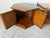 Brown Vintage Henredon Hexagonal and Square Accent End Tables With Brass Details – A Pair For Sale - Image 8 of 12