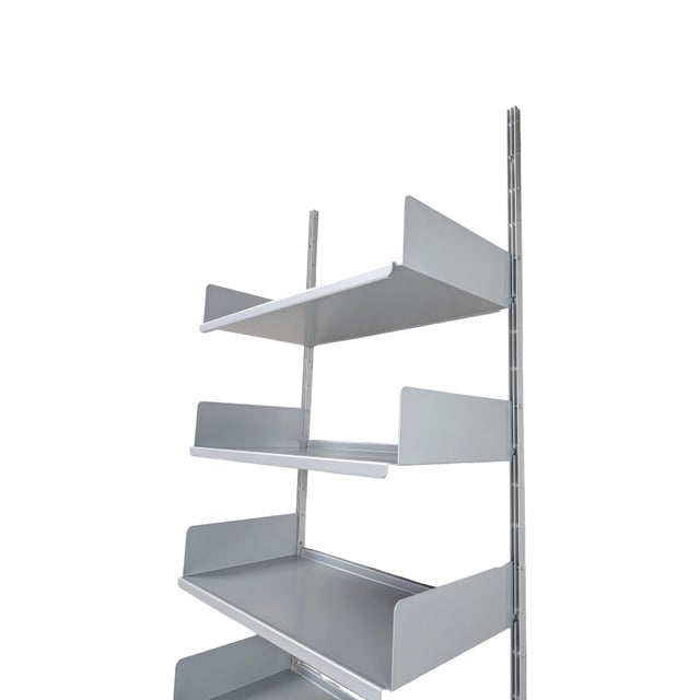 606 Wall Shelf in Aluminum by Dieter Rams for Vitsoe For Sale - Image 4 of 7