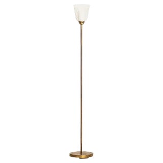 Swedish Floor Lamp by Bo Notini for Glössner & Co., 1940s For Sale