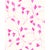 Contemporary Wild Iris Wallpaper by Susan Hable in Pink For Sale - Image 3 of 3