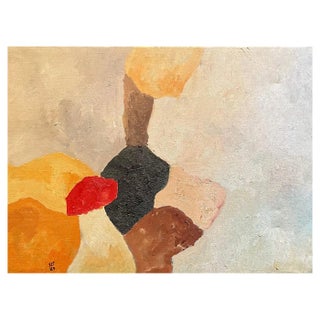 Franz Stirnimann, Abstract Composition No. 2, Oil on Canvas, 1990 For Sale