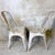 White Model A Tolix Chairs from Xavier Pauchard, 1950s, Set of 2 For Sale - Image 8 of 10