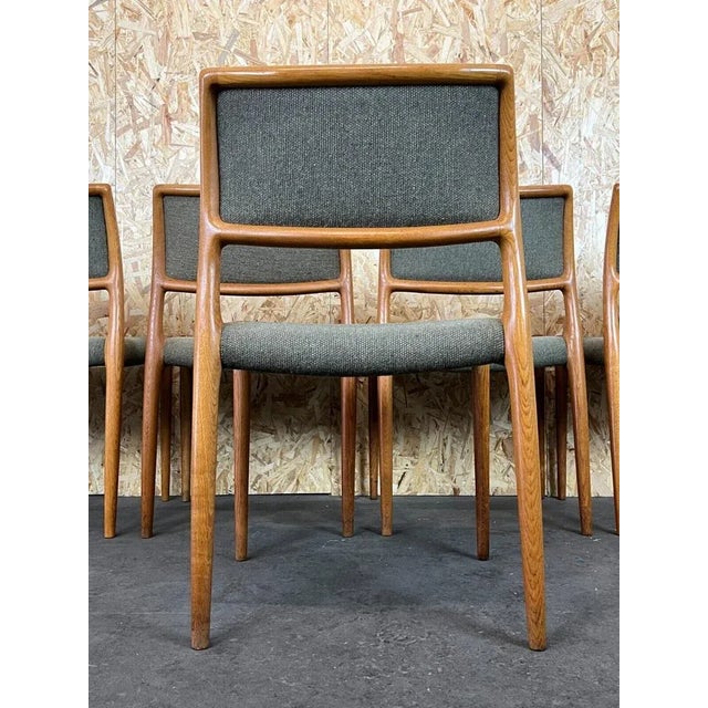 Dining Chair in Teak by Niels Otto Møller, 1960s, Set of 6 For Sale - Image 4 of 12
