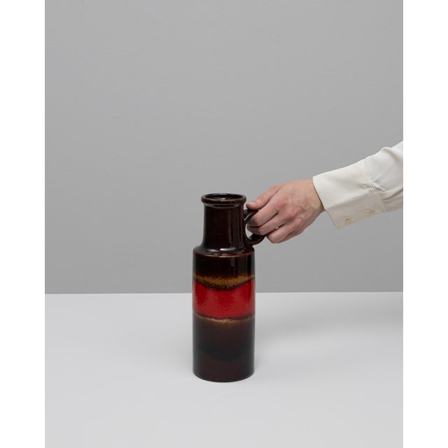 Mid-Century Modern 20th Century German 'W. Germany'' Ceramic Vase For Sale - Image 3 of 18