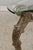 Vintage Silver Finish Glass Top Console Table For Sale - Image 16 of 18