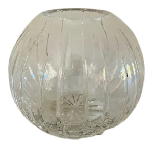 90's Cut Crystal Bowl Vase