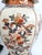Burnt Orange Imari Ginger Jar Table Lamps Restored For Sale - Image 8 of 12