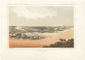 Shyenne River Landscape, Tinted Litho from the Pacific Railroad Survey, 1856, Print