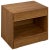 Not Yet Made - Made To Order NOIR Sylvia Two Drawer Side Table in Gold Teak For Sale - Image 5 of 8
