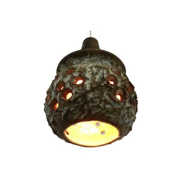 Swedish Ceramic Hanging Light For Sale - Image 10 of 12