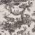 Schumacher SAMPLE - Schumacher Western Toile Fabric In Carbon For Sale - Image 4 of 7