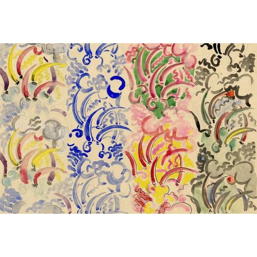 Jean Mary Ogilvie, Art Deco Abstract Pattern Design, 1930s, Gouache For Sale - Image 4 of 4