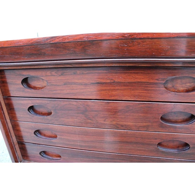 Low Rosewood Sideboard by Gianfranco Frattini for Bernini, 1960s For Sale - Image 13 of 17