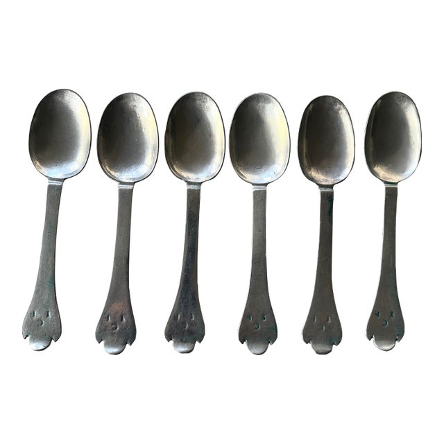 17th Century English Provincial Silver Spoons For Sale