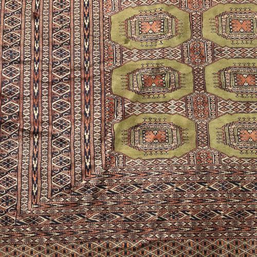 Bukhara Rug in Cotton and Wool For Sale - Image 5 of 8