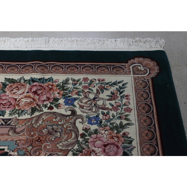 French Aubusson Design Vintage Area Rug For Sale In Dallas - Image 6 of 6