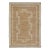 10x14Ft. Natural Brown Cream Jute Taureg Inspired Soumek Jute Hand Woven Rug For Sale