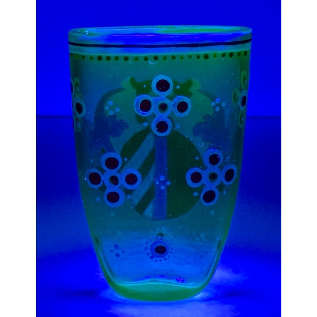 Late 19th Century Bohemian Heraldic Armorial Art Glass Pocket Beaker For Sale - Image 15 of 18