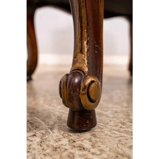 Pair of Southwood Louis XV Style Fauteuil Carved Armchairs For Sale - Image 16 of 18
