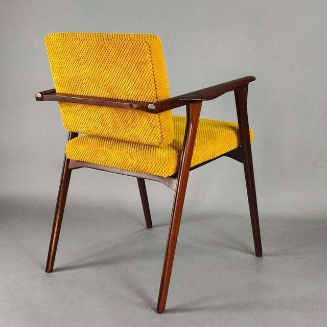 Yellow Wooden Chairs, 1960s, Set of 2 For Sale - Image 9 of 14